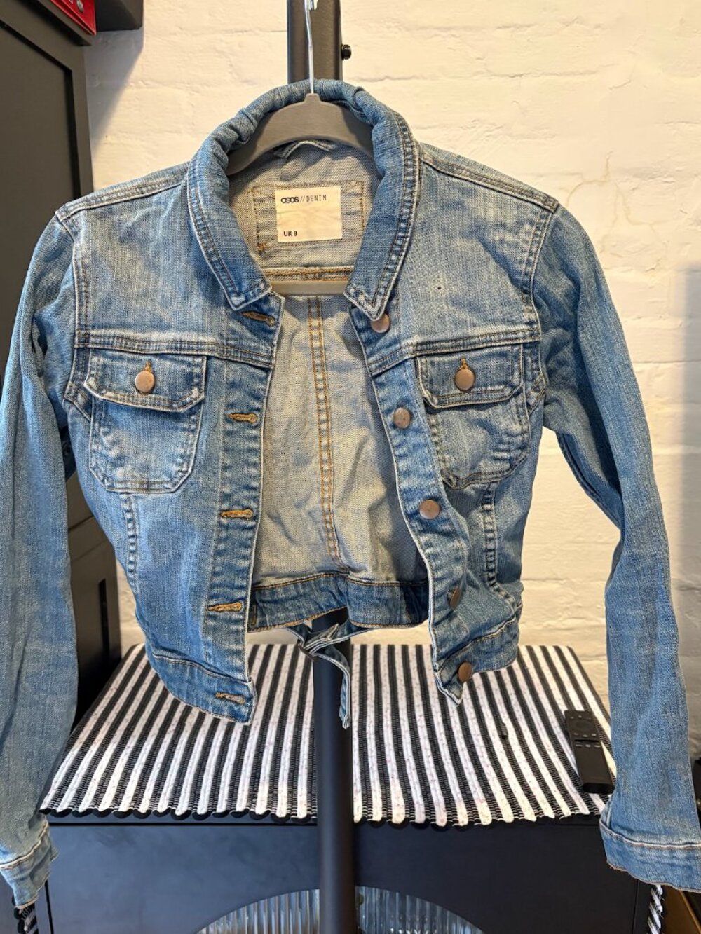 ASOS Cropped Jean Jacket, US Size 4